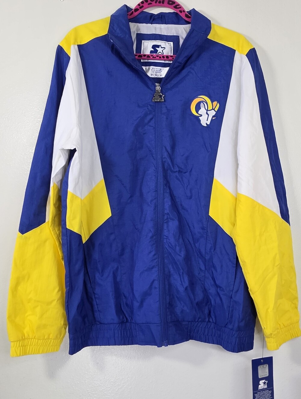 STARTER RAMS Team Windbraker acket Size M